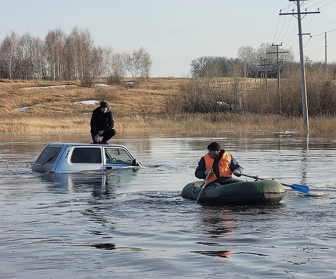 Паводок в Алтайском крае в апреле 2024