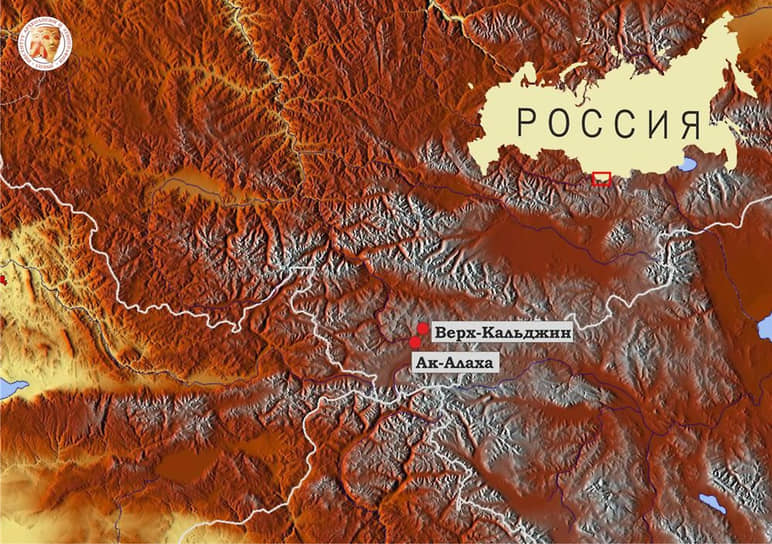 Место раскопок ученых ИАЭТ СО РАН на карте — на стыке границ Китая, Монголии, Казахстана и России