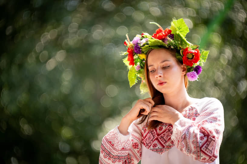 Участница «Дня фольклора» в Красноярске