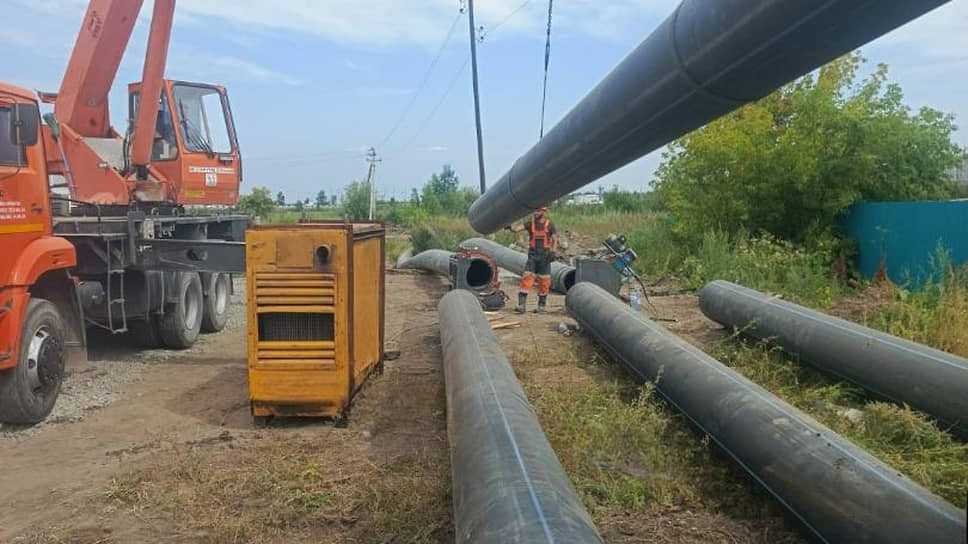 Новый водовод от ул. Связистов в г. Объ