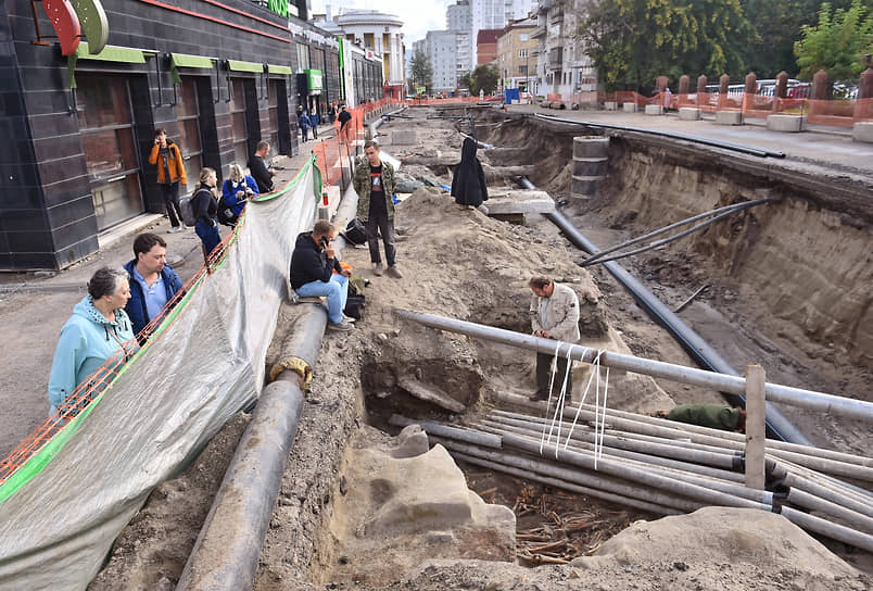 Вид на улицу Каратанова в центре Красноярска