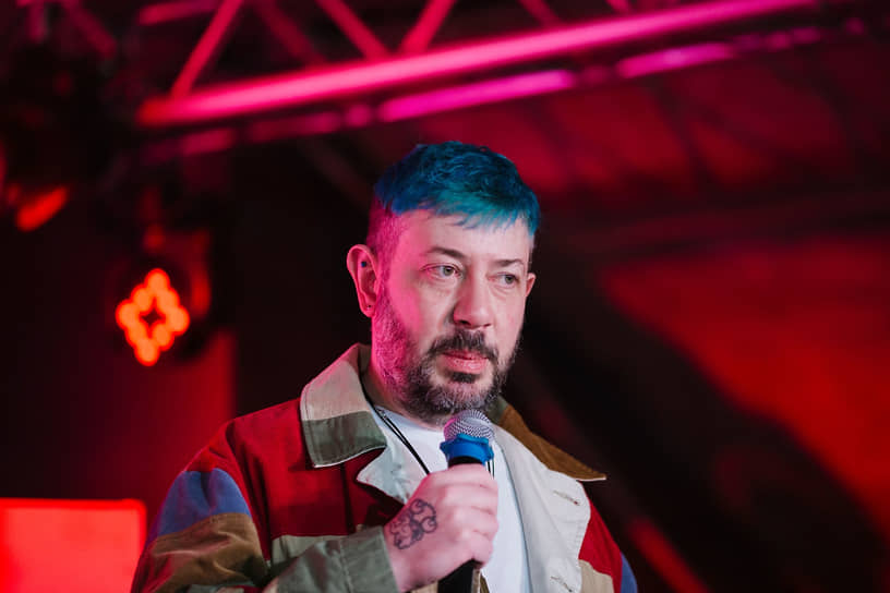 Основатель и генеральный директор «Студии Артемия Лебедева» Артемий Лебедев на MosBuild в Новосибирске