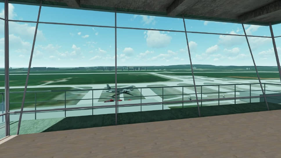 Эскиз нового командно-диспетчерского пункта в аэропорту Большое Савино.