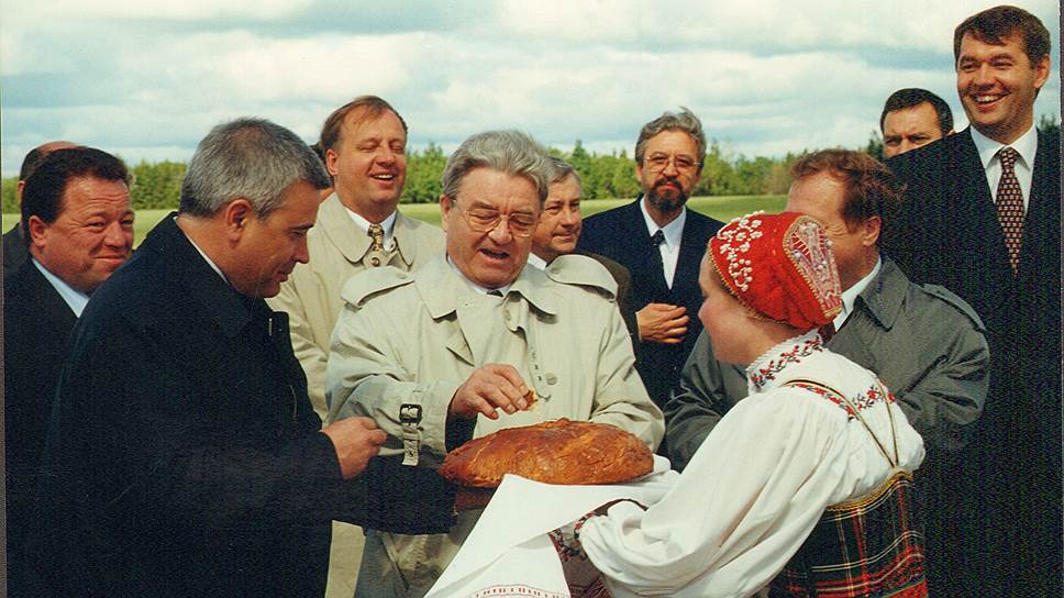 Геннадий Игумнов и президент НК «ЛУКОЙЛ» Вагит Алекперов во время визита в Пермскую область