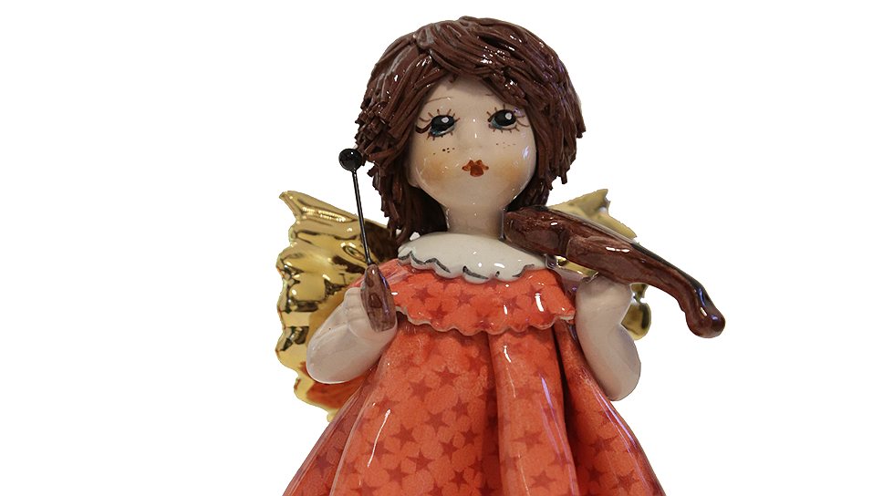 12 Статуэтка «Ангел со скрипкой» из фарфора ZAMPIVA Queen&#39;S, 2730 руб.
