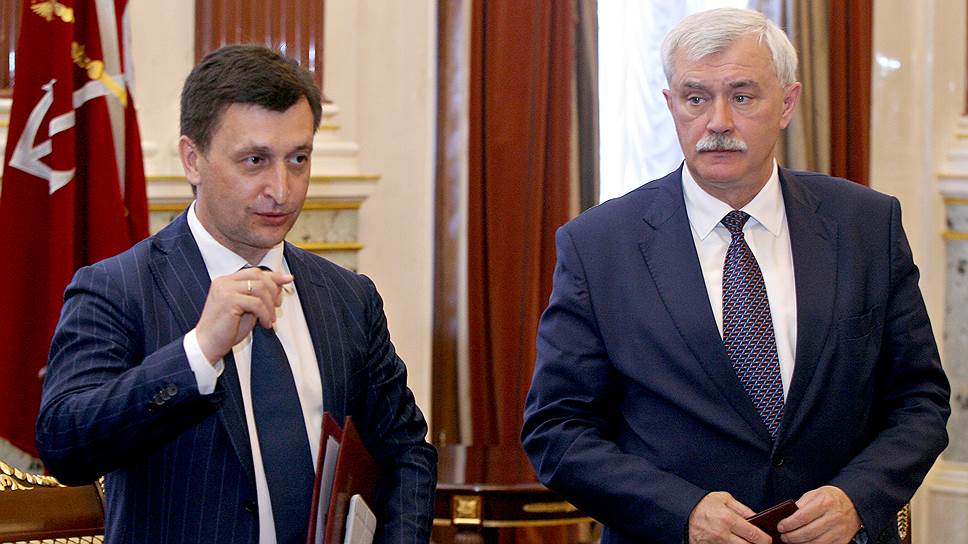 Губернатор Петербурга Георгий Полтавченко (справа) решил дать больше полномочий горизбиркому, который возглавляет Алексей Пучнин