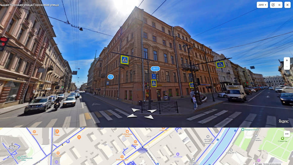 Скриншот с ресурса Яндекс-карты. Большая Морская 28