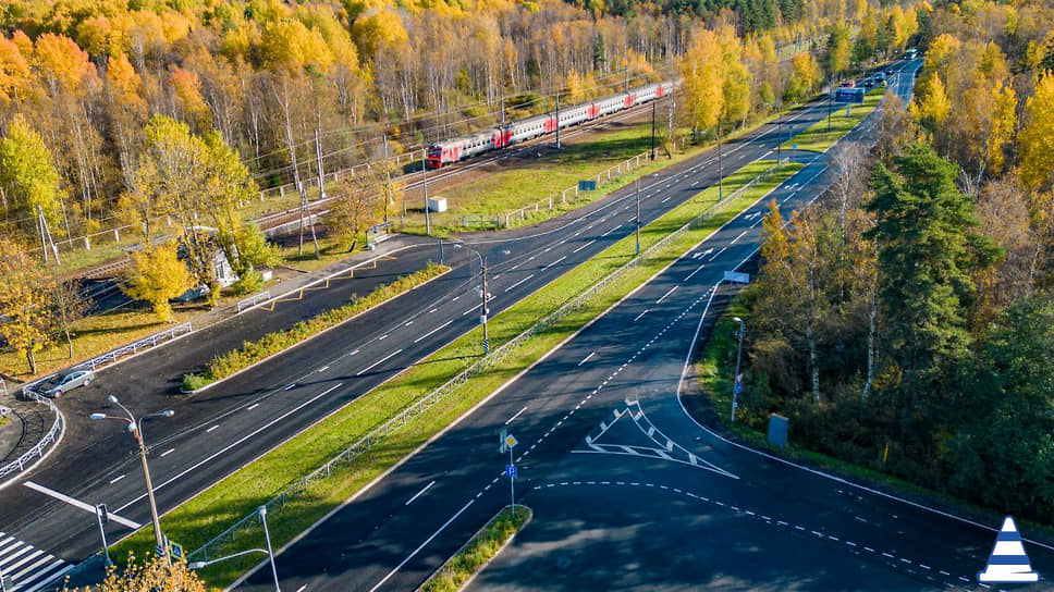 Зеленогорское шоссе после ремонта.