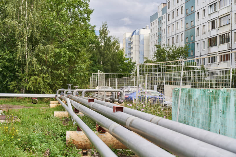 Реконструкция теплосетей в Колпинском районе Санкт-Петербурга