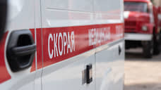 Два человека попали в больницу после автомобильного пожара в Парголово