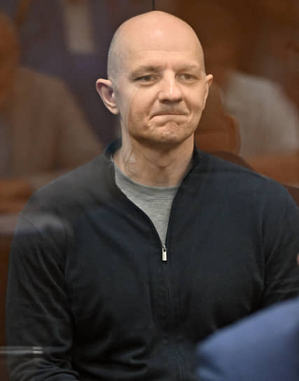 Бывший вице-губернатор Санкт-Петербурга Владимир Лавленцев во время заседания суда в 2024 году