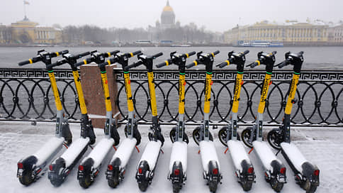 В Петербурге официально завершился сезон электросамокатов