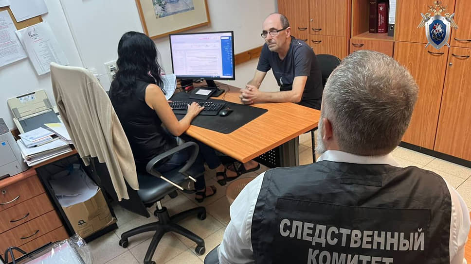 Допрос в Израиле бывшего концертного директора Игоря Талькова Валерия Шляфмана следователями ГСУ СК России по Санкт-Петербургу в мае 2024 года.