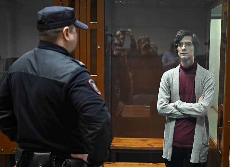 Обвиняемый Александр Синько перед оглашением приговора в Городском суде Санкт-Петербурга