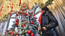 Новогоднюю ель в Думской башне разместили на высоте 44 метра