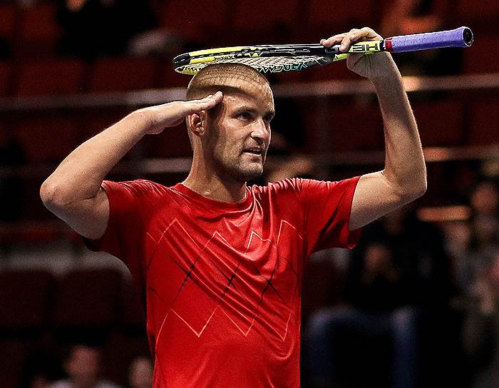 XXIII Международный теннисный турнир &quot;St. Petersburg Open 2018&quot;. Российский теннисист Михаил Южный 