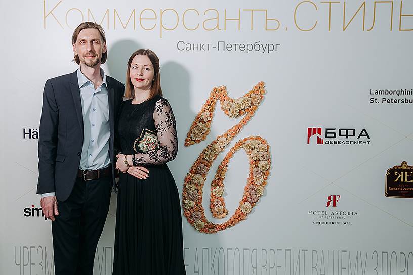 Собственник цветочной мастерской «Ботаника» Сергей Ерофеев с супругой