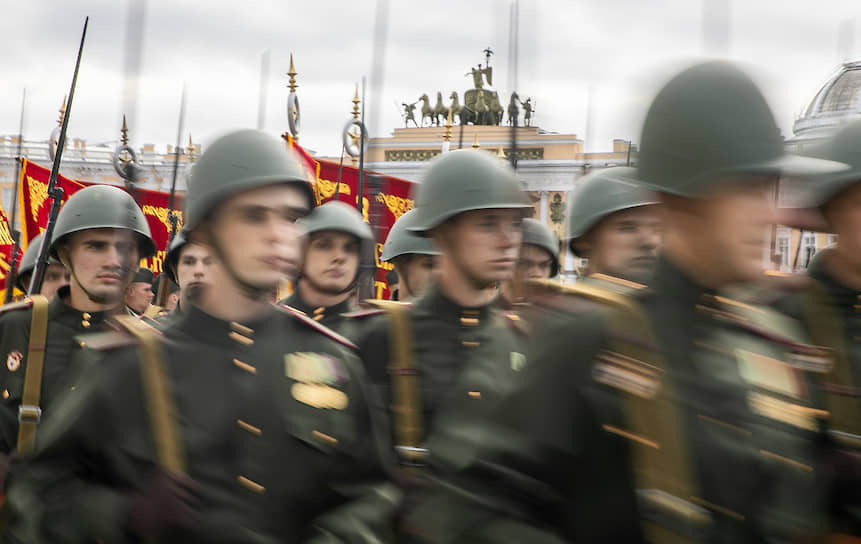 Репетиция парада, посвященного 75-летию Победы в Великой Отечественной войне 