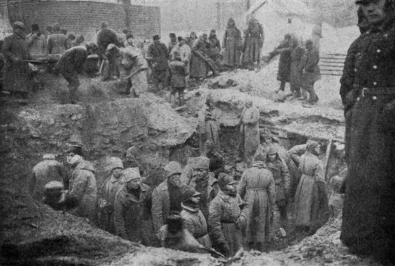 Журнал &quot;Огонек&quot;. Год 1924. Смерть Ленина. Приготовление могилы и постройка мавзолея