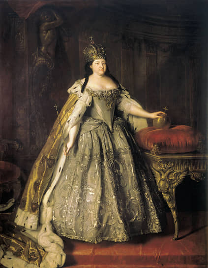 1730 г. Портрет Российской императрицы Анны Иоанновны (1693-1740)