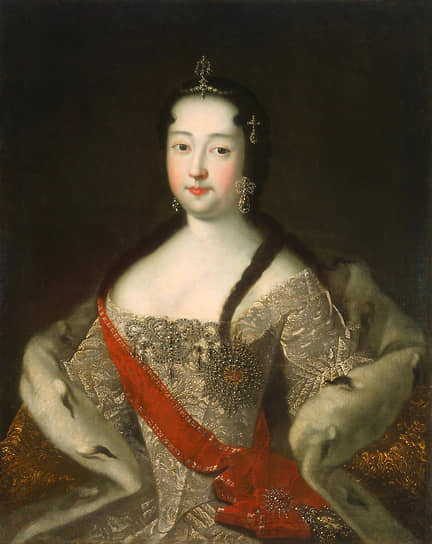 1721 г. Портрет Великой Княгини Анны Петровны, дочери Петра I и Екатерины I (1708–1728)
