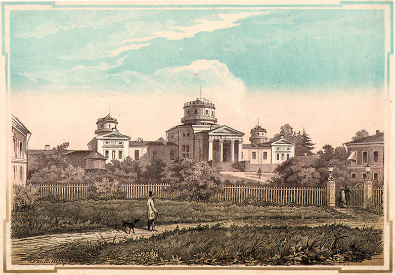 Пулковская обсерватория в 1855 году