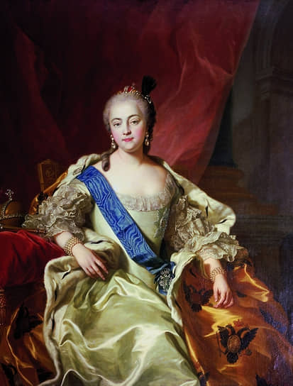 1760 г. «Портрет императрицы Елизаветы Петровны» (1709–1762). Автор: Шарль-Андре ван Лоо (1705–1765)