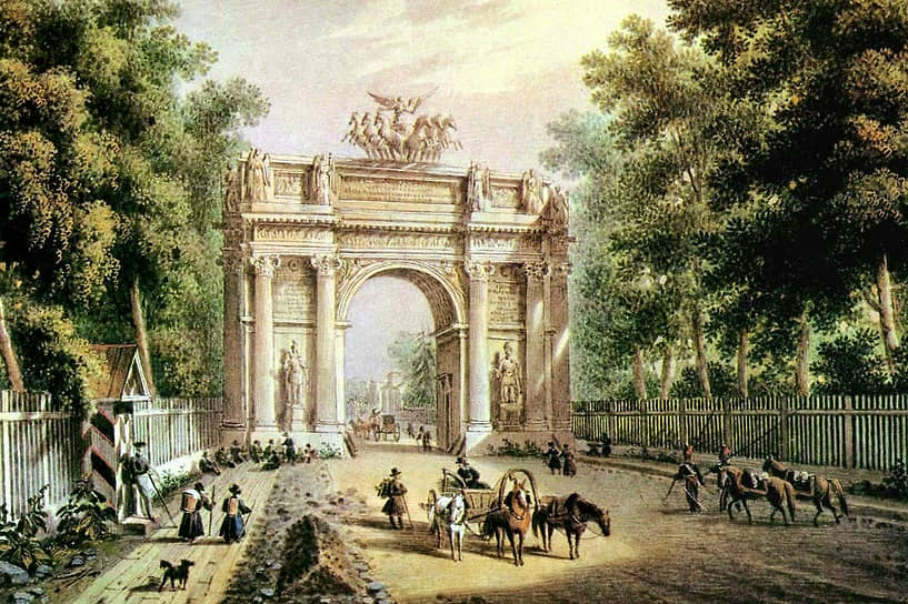 Акварель Карла Беггрова, 1820-е годы