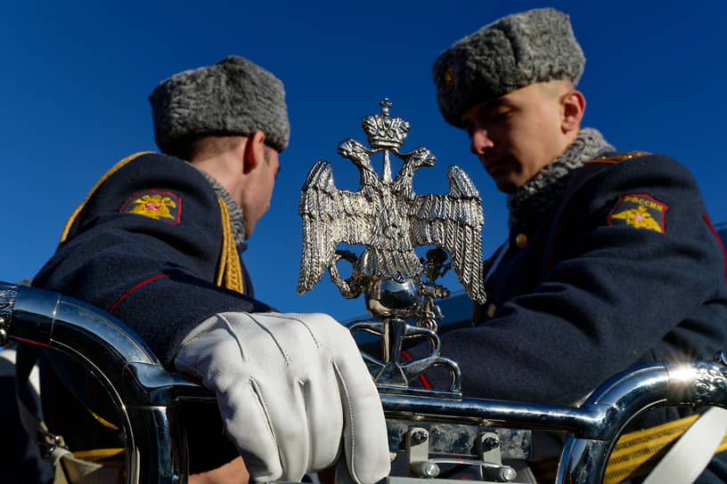 Музыканты военного оркестра Ленинградского военного округа