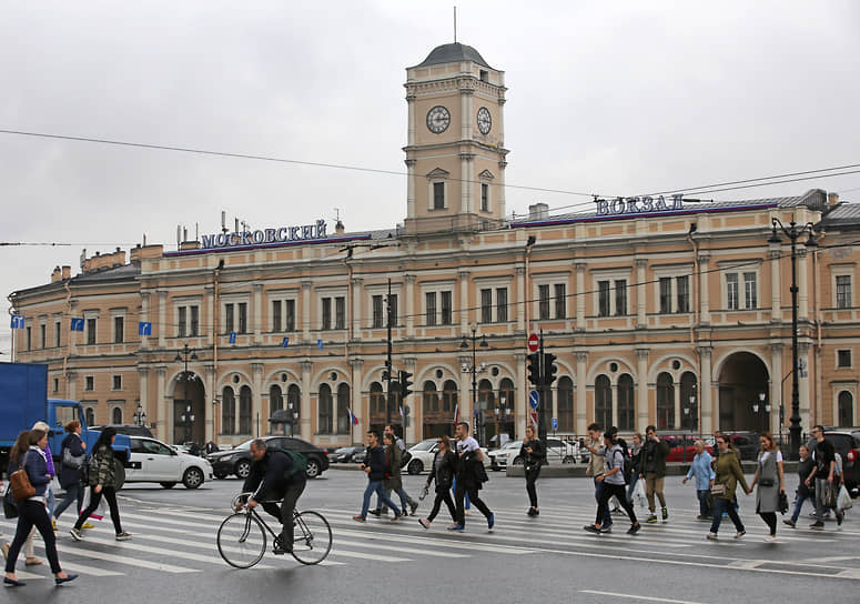 Здание Московского вокзала в Санкт-Петербурге