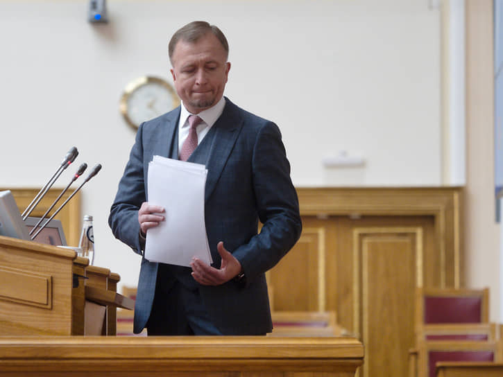 Глава комитета по здравоохранению Дмитрий Лисовец во время итоговой коллегии Комитета по здравоохранению 