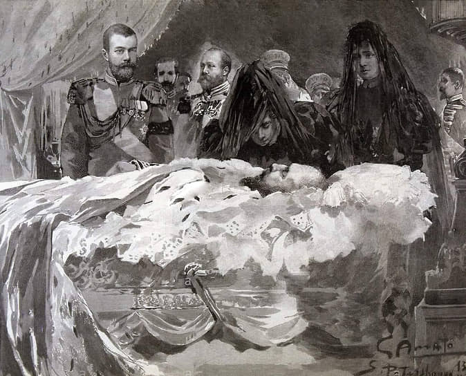 «Смерть царя Александра III», ноябрь 1894 года. Художник Женнаро Амато