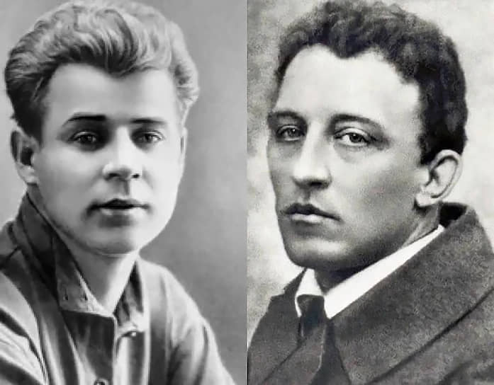 Поэты Сергей Есенин и Александр Блок