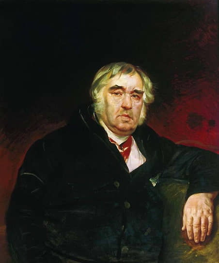 Портрет Ивана Крылова работы Карла Брюллова, 1839 год