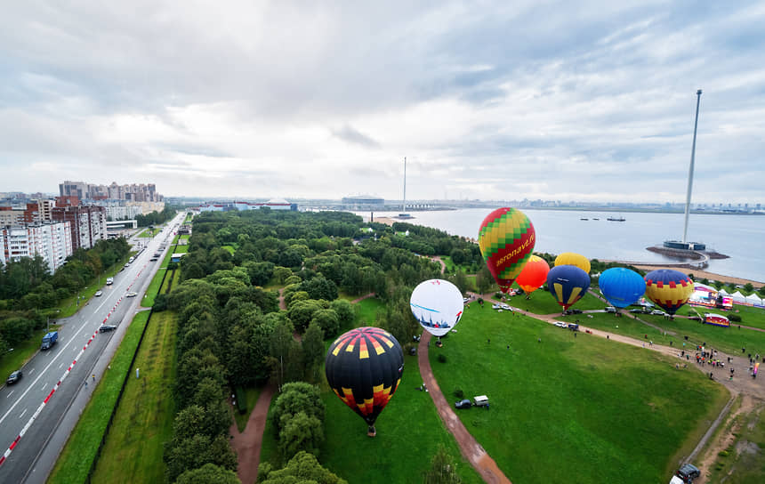 Начало полетов шаров