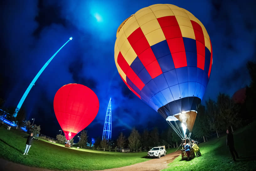 Фестиваль воздухоплавания «Мечтать! Летать!» в парке 300-летия Петербурга