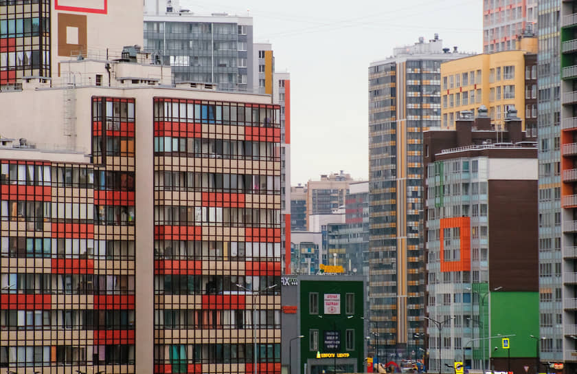 Многоэтажные жилые дома в Кудрово