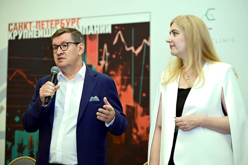 Главный редактор Петербургских страниц ИД «Коммерсантъ»  Андрей Ершов и исполнительный директор ИД «Коммерсантъ» в Санкт-Петербурге Анна Ракитина 