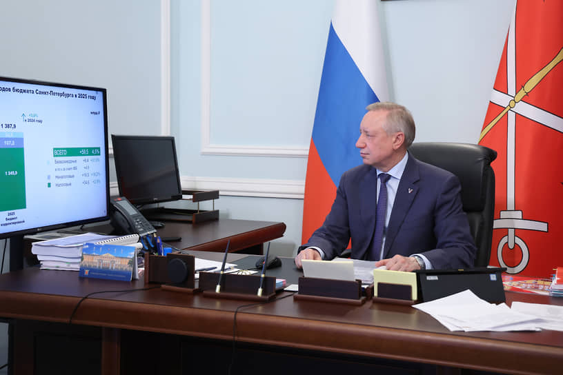 Александр Беглов на рабочем совещании
