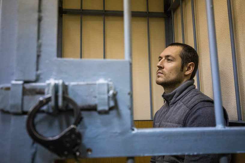 2018 год. Александр Зенин во время очередного заседания в Смольнинском районном суде