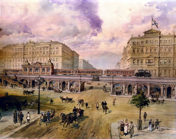 Проект Петербургского метрополитена П. И. Балинского