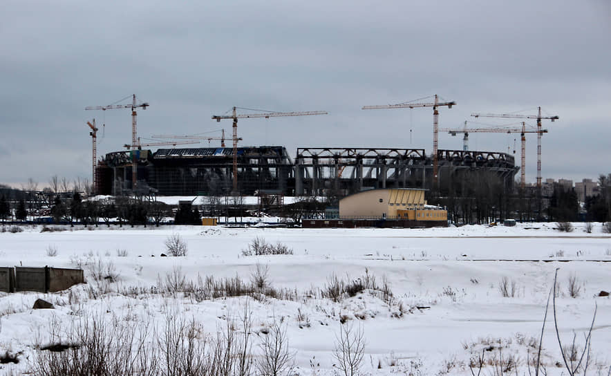 2013 год. Строительство стадиона «Газпром Арена»