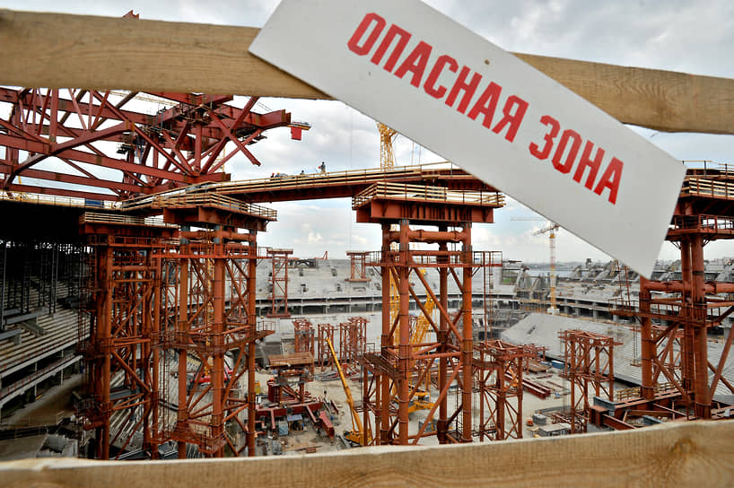 2014 год. Строительство стадиона «Газпром Арена»