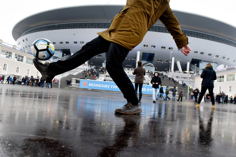 2017 год. «Народное тестирование» стадиона на Крестовском острове