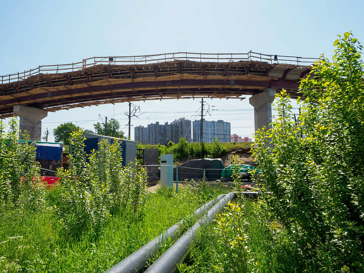 Строительство новой трамвайной линии «Славянка»