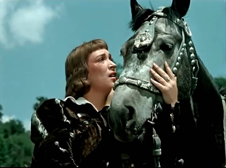 Актриса Клара Лучко. Кадр из фильма