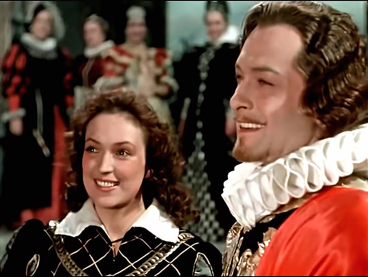 Актеры Клара Лучко и Вадим Медведев. Кадр из фильма