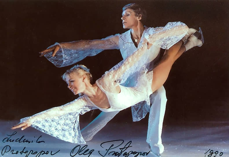 Первые три года после эмиграции пара выступала в американском шоу и только в 1982-м вернулась в Швейцарию. На заработанные деньги фигуристы могли купить дом в Гриндельвальде, но решили потратить гонорары на съемку фильма о себе. Купили современное съемочное и монтажное оборудование, арендовали каток и отсняли множество своих легендарных номеров. Студию оборудовали в квартире, которую арендовали. Фильм был снят, но его так никто и не увидел: в 2022 году журналистка «РИА Новостей» писала, что он хранится в виде пленок с записями дома у Людмилы и Олега
