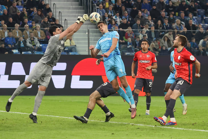 «Зенит» обыграл «Акрон» 2:0 в матче 18-го тура