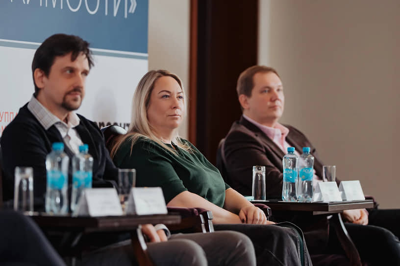 Павел Гордеев, архитектор, сооснователь АБ «Гордеев - Демидов», Татьяна Максютенко, директор по маркетингу культурного квартала «Брусницын», Сергей Тарасов, директор по продажам Project 6|3